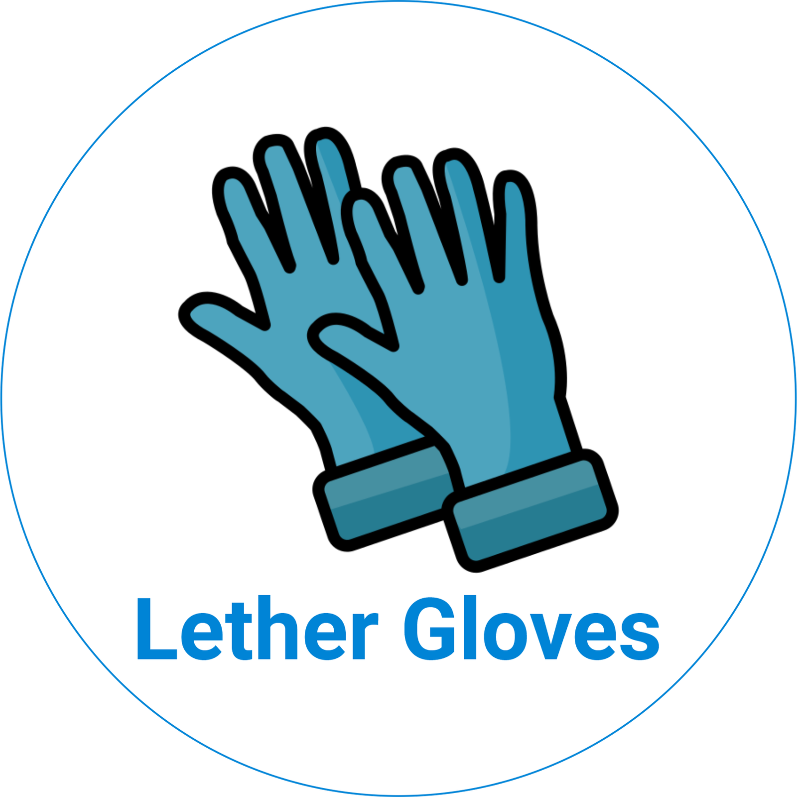 5 lether gloves